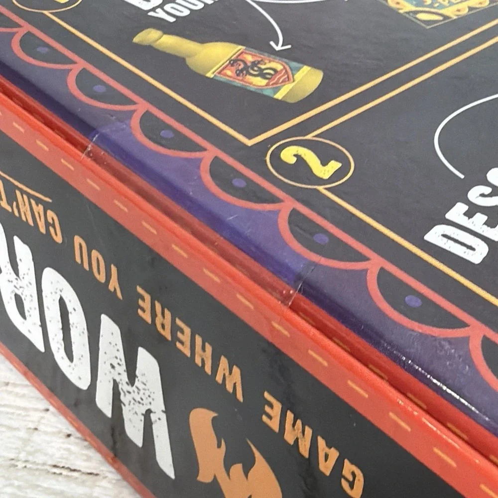 Hot Words Board Game Spin Master Word Guessing Party Game Complete Ages 12+